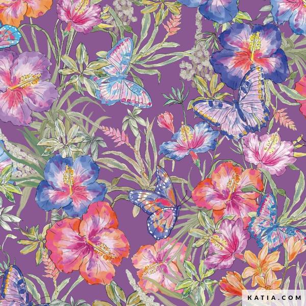 Badeanzugstoff Amazonia Butterfly